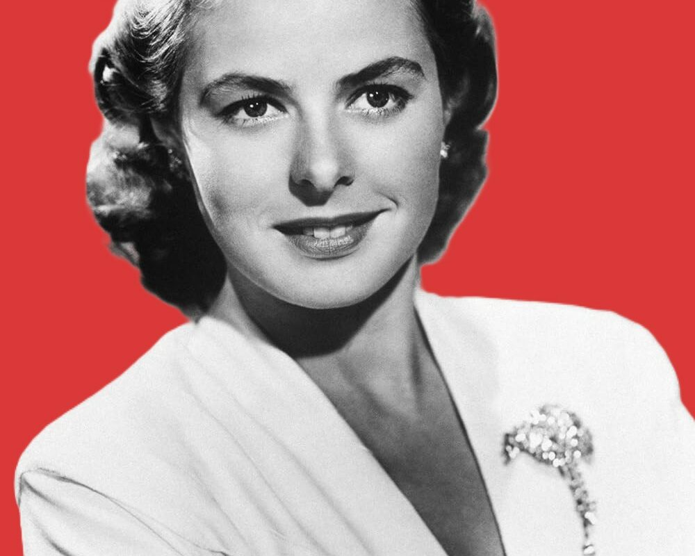 Ingrid Bergman, la belleza y el encanto del cine clásico. Un recuerdo cuando se cumplen 43 años de su muerte