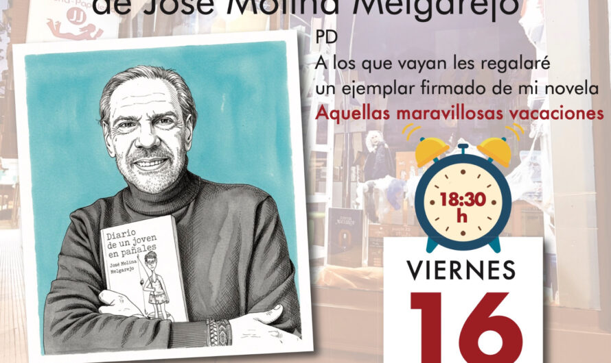 Presentación de la novela ‘Diario de un joven en pañales’, de José Molina Melgarejo. Majadahonda, 16 de enero