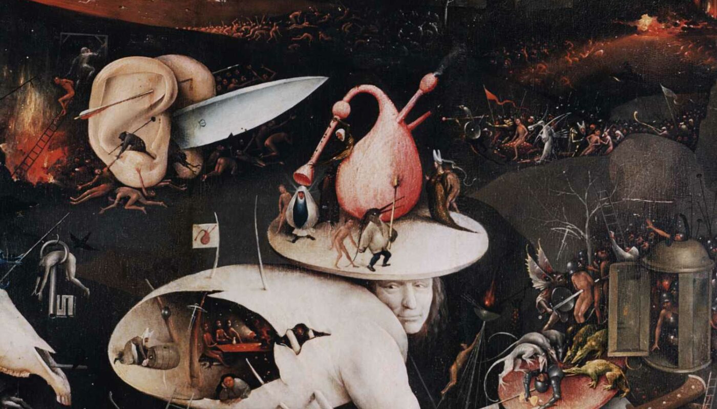 El Infierno del Bosco, entonces, antes y ahora