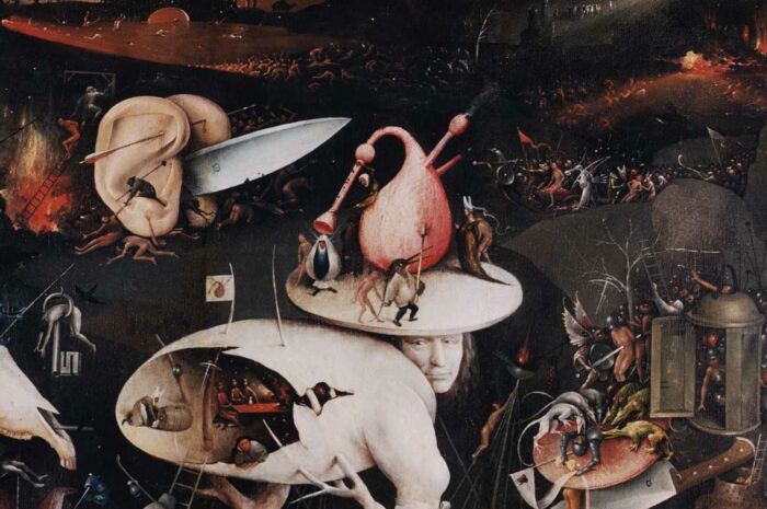 El Infierno del Bosco, entonces, antes y ahora