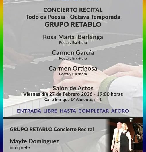 Concierto-recital del Grupo Retablo. Madrid, 27 de febrero