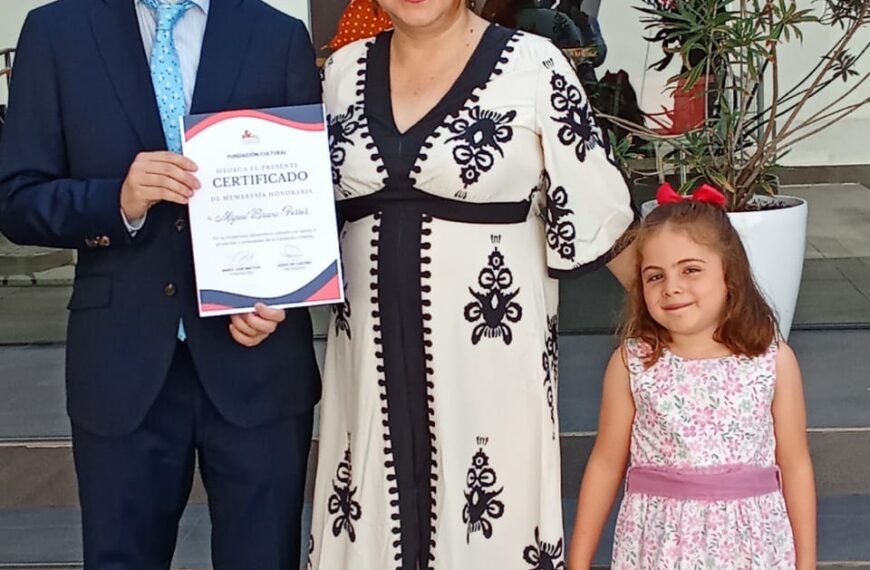 Miguel Bravo-Ferrer, miembro honorario de la Fundación Cultural y Educativa Castilla