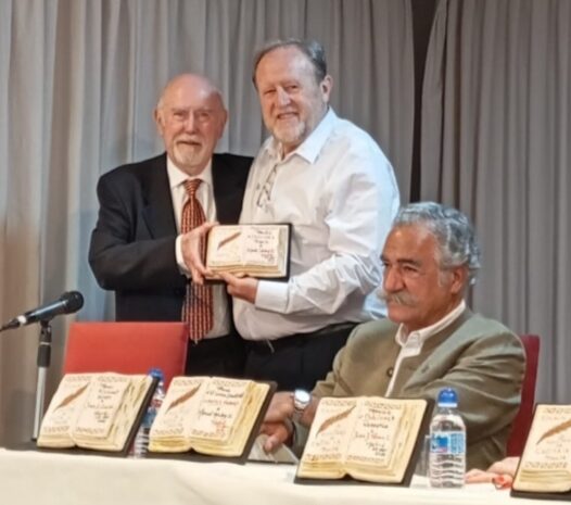 El poeta Alfredo Sánchez ha recibido el premio Dulcinea