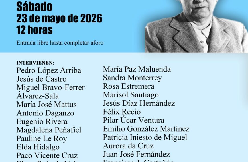 Homenaje a la poeta chilena Gabriela Mistral en el Ateneo de Madrid. 23 de mayo, a las 12:00 horas