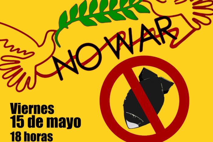 Poesía y música contra la(s) guerra(s) en la Casa de Cultura de San Lorenzo del Escorial. 15 de mayo a las 18:00 horas