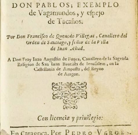 Pablos o la enfermedad de ser otro: cuatrocientos años de ‘El Buscón’