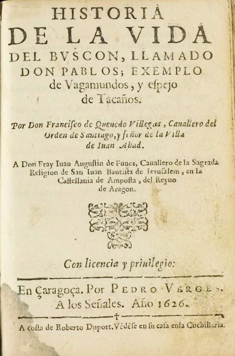 Pablos o la enfermedad de ser otro: cuatrocientos años de ‘El Buscón’