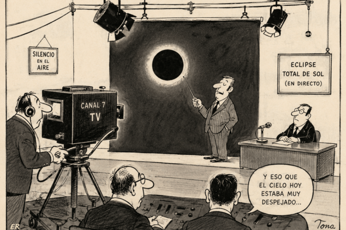 El primer eclipse mediático en España