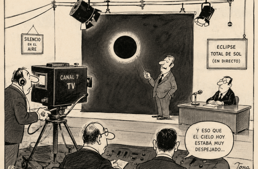 El primer eclipse mediático en España