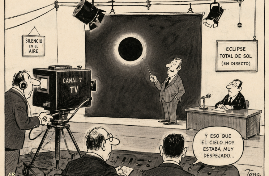 El primer eclipse mediático en España