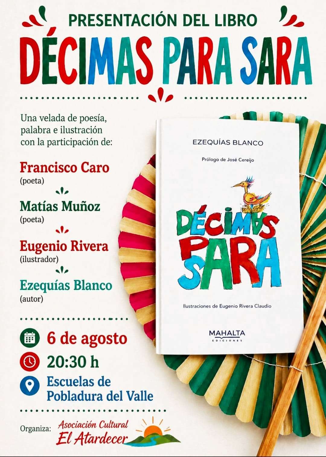 Pobladura del Valle acoge la presentación del libro «Décimas para Sara», de Ezequías Blanco