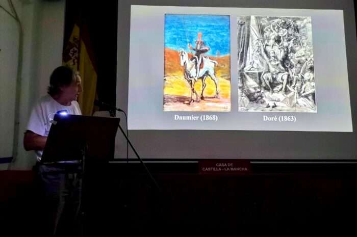 La Casa de Castilla-La Mancha se llena de Quijotes por la palabra de Eugenio Rivera