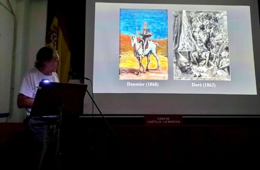 La Casa de Castilla-La Mancha se llena de Quijotes por la palabra de Eugenio Rivera