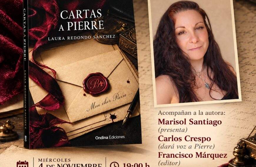 Presentación de ‘Cartas a Pierre’, la nueva novela de Laura Redondo. Madrid, 4 de noviembre