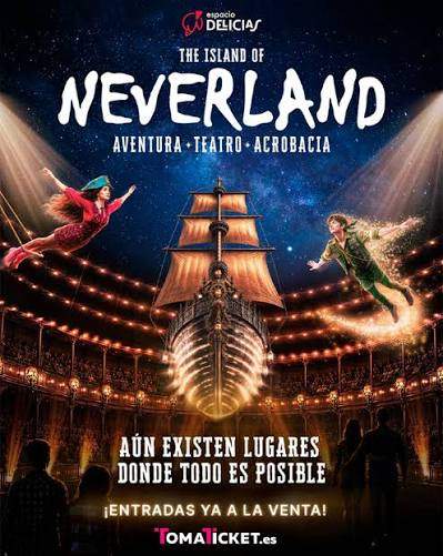 ‘The Island of Neverland’, un espectáculo para todos los públicos