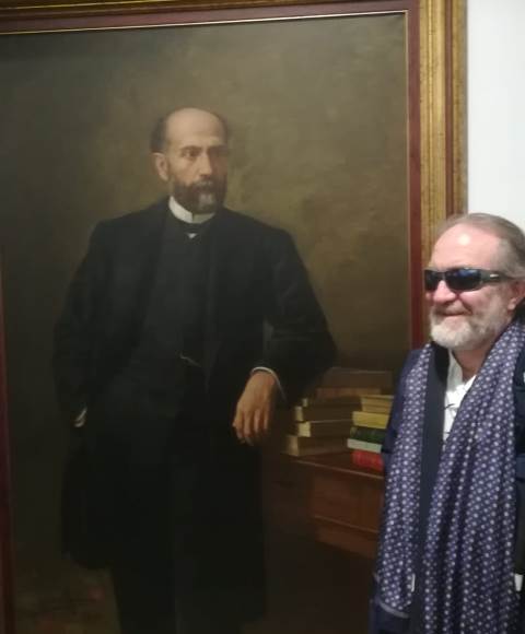 Forte con un retrato de Nicolás Salmerón