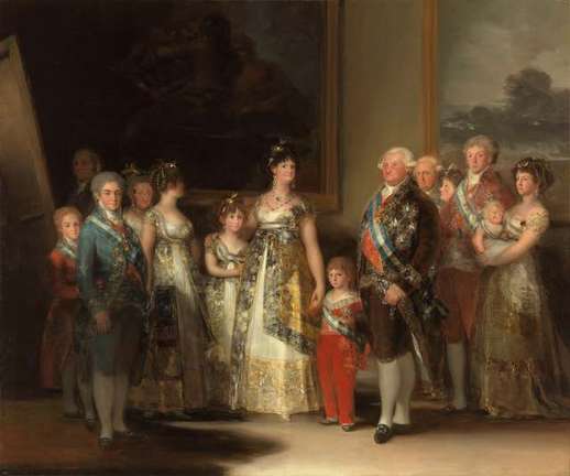 La familia de Carlos IV de Goya