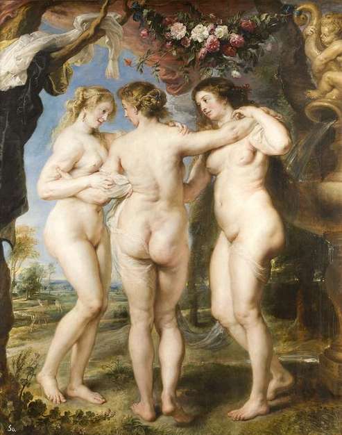 Las tres gracias de Rubens