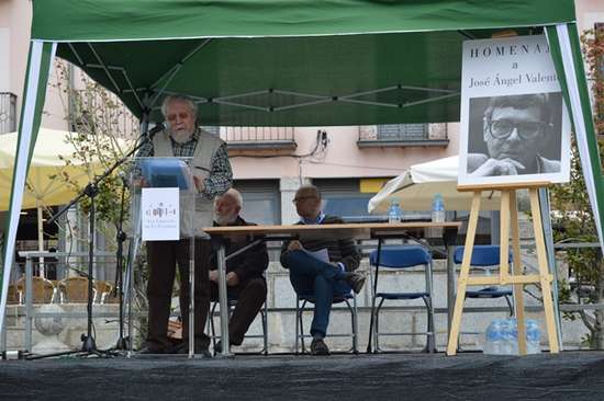 San Lorenzo de El Escorial rindió homenaje al poeta José Ángel Valente