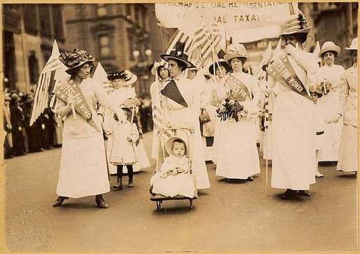 sufragistas en nueva york 1912