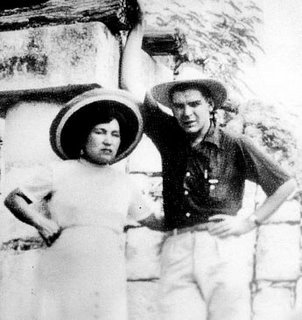 Hilda Gadea y CheGuevara en Yucatán 1955