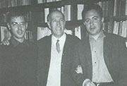 Con Vicente Aleixandre y José Ángel Valente