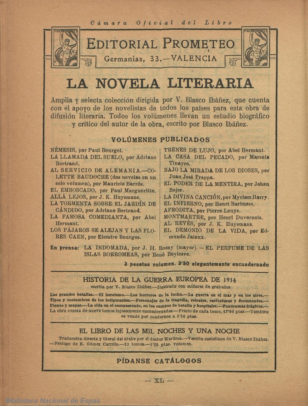 6. Publicidad de La Novela Literaria 