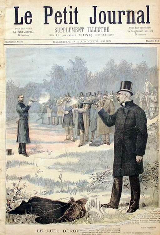 Duelista Le duel Déroulède Clémenceau 1893