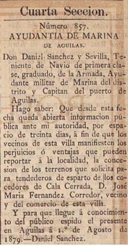 Boletín oficial de la provincia de Murcia 4 9 1879